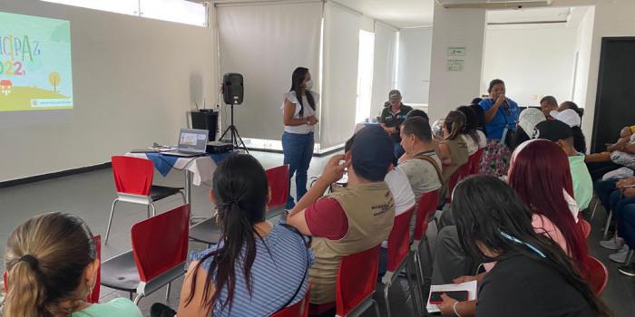 Desarrollo de la estrategia Participaz con legalidad, en Barrancabermeja, con representantes de las mesas de participación de los municipios de la Subregión PDET Sur de Bolívar – Yondo  