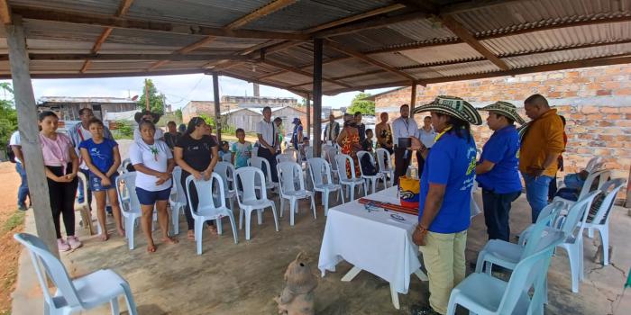 La conmemoración fue organizada y liderada por el Cabildo Menor Indígena Zenú de San Andrés de Sotavento radicado en el barrio Cabizenú, en Barrancabermeja.