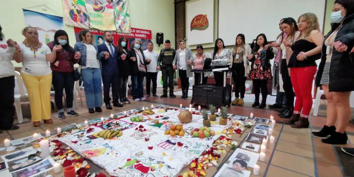 En Pasto, victimas fortalecieron la memoria por los desaparecidos Encuentro "La espera continúa, siempre en nuestras memorias" en Pasto