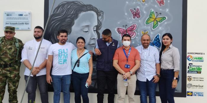 Evento de inauguración de la casa de paso construida en el municipio Puerto Asís.   