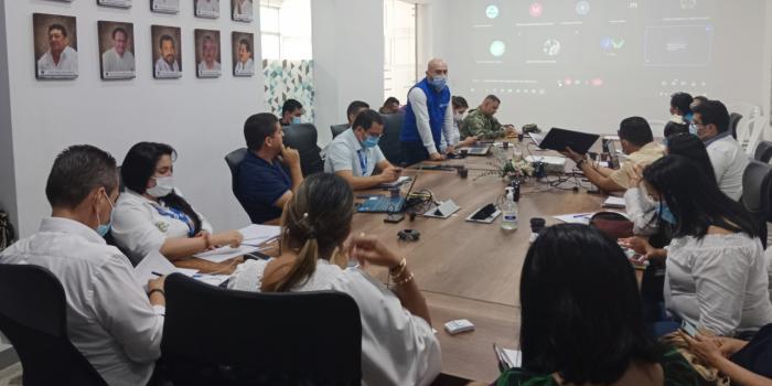 Comité ampliado de justicia transicional las autoridades civiles y municipales de los siete entes territoriales que conforman el departamento de Arauca 