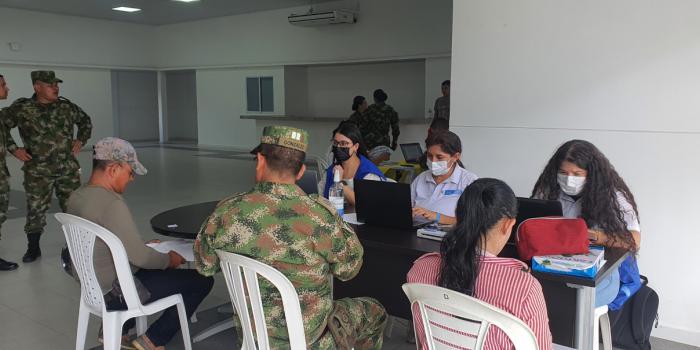 La dirección de registro y gestión de la información de la Unidad para las Víctimas, se articuló junto a las fuerzas militares y el Ministerio Público del municipio de Yopal (Casanare)