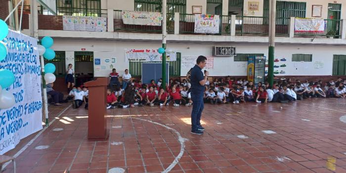 En Norte de Santander socializan ley de víctimas en colegios Socialización de la Ley de Víctimas en Instituciones Educativas en Norte de Santander.