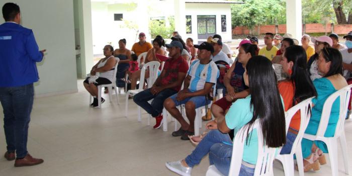 socialización en Hato Corozal del plan de retornos a la comunidad “Sonrisas de luz y esperanza”   