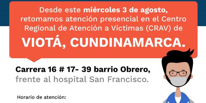 Atención a víctimas Viotá (Cundinamarca)