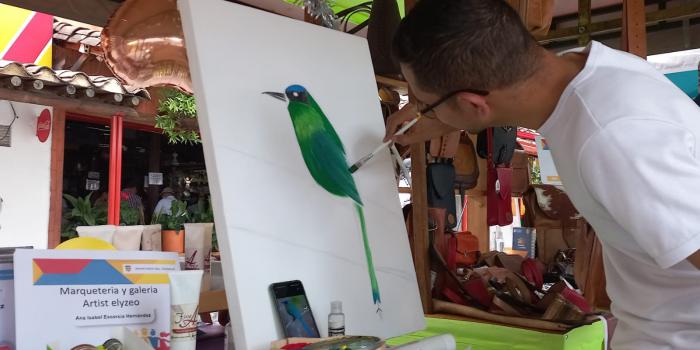 “Yo Trabajo por Colombia” promocionó nuevos emprendimientos de víctimas Víctimas comercializaron productos en feria de emprendimientos en Sabaneta.