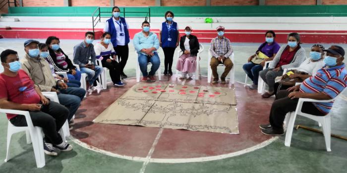 En zona rural de Matanza se desarrolló el primer encuentro de esta nueva fase con el sujeto de reparación colectiva del municipio.