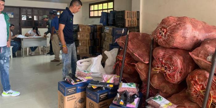 Más de 3.700 insumos y materiales entregó la Unidad a 77 familias localizadas en siete veredas de Teorama (Norte de Santander)