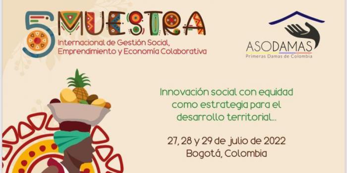 Invitación V Muestra internacional de gestión social, emprendimiento y economía colaborativa