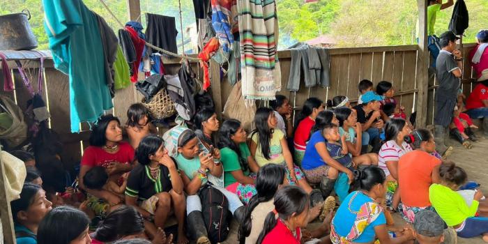 Entrega de ayuda humanitaria inmediata a comunidades étnicas en Urrao.   