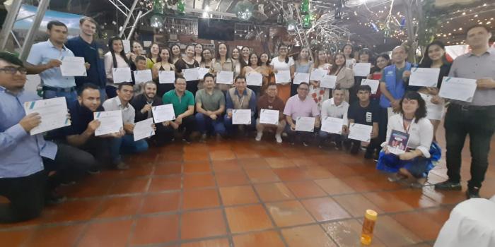 Líderes sociales, víctimas del conflicto y estudiantes se graduaron en diplomado de justicia transicional. 