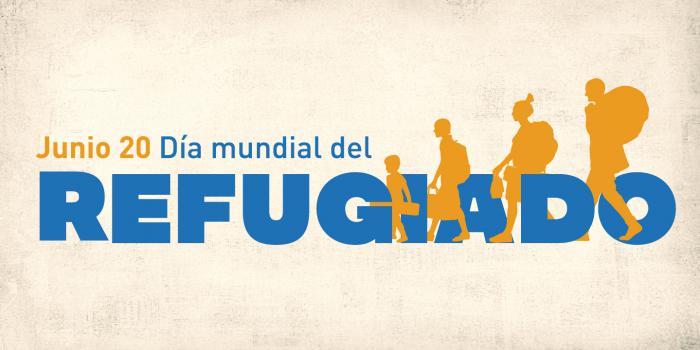 Pieza gráfica para la conmemoración del Día Mundial del Refugiado