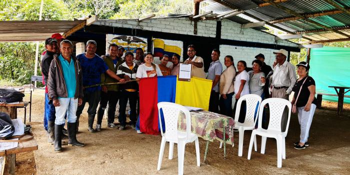 En Cauca, más de 1.500 víctimas del conflicto de Cajibío y Caloto le apuestan a un nuevo plan de vida. Comunidades de Campo Alegre y Rosario en Cajibío y el corregimiento de El Palo en Caloto en jornadas de protocolización