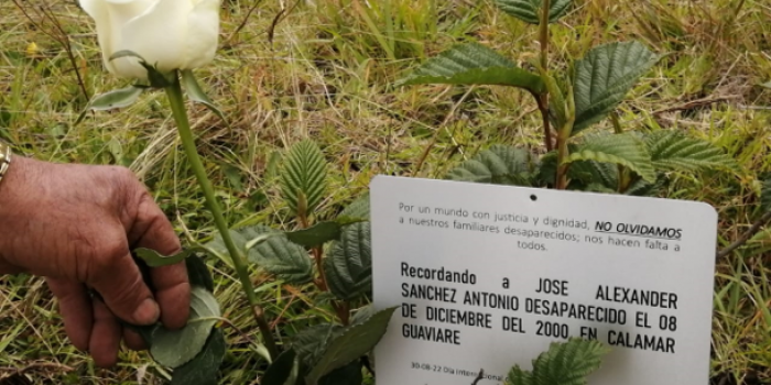 Conmemoración día internacional de víctimas de desapariciones forzadas en Tunja