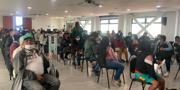 Jornada de indemnización para más de 400 víctimas de Bogotá y Cundinamarca