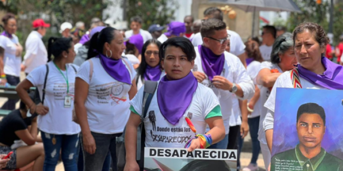 Actos simbólicos de Popayán y del Cauca por personas desaparecidas