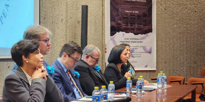 Intervención de la directora general, Patricia Tobón Yagarí, en la conmemoración de los 20 años del atentado al Club El Nogal Conmemoración víctimas de El Nogal