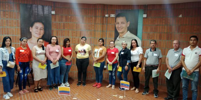 Socialización de la ruta de atención a víctimas retornadas del exterior. 