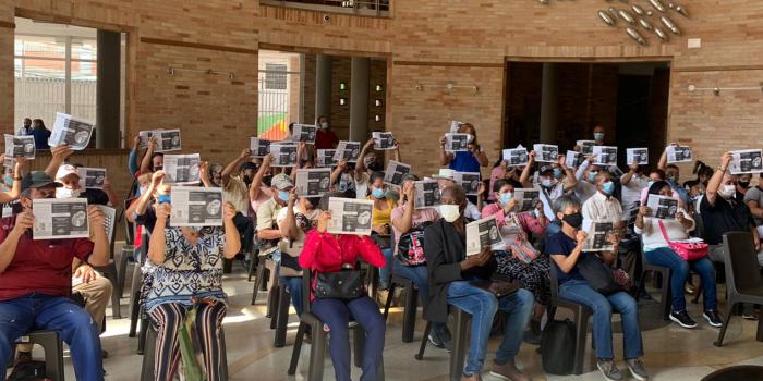 Las víctimas asistieron masivamente a la jornada de indemnización