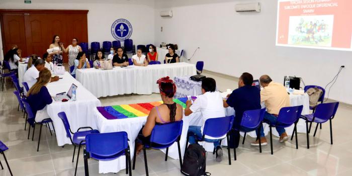 En Valledupar coordinadores de las mesas de víctimas dialogan con la institucionalidad sobre derechos de las poblaciones con enfoque diferencial. 