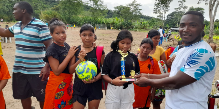 Encuentros deportivos, la Unidad en Urabá Darién implementó esta medida en la que participaron cerca de 40 integrantes de esta comunidad afro,