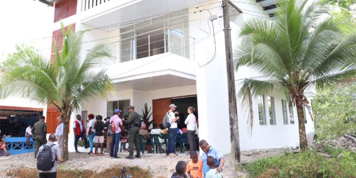 Inauguración de la Casa Pasaje en Bojayá (Chocó).  