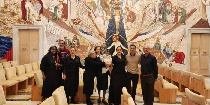 Delegados de la Mesa Nacional en El Vaticano