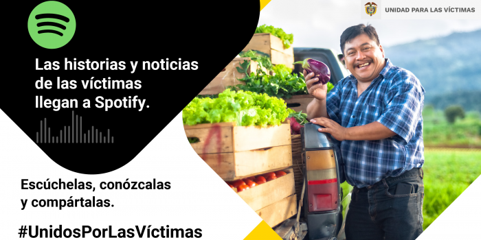 Historias y noticias de las víctimas se pueden escuchar por Spotify Imagen banner Spotify