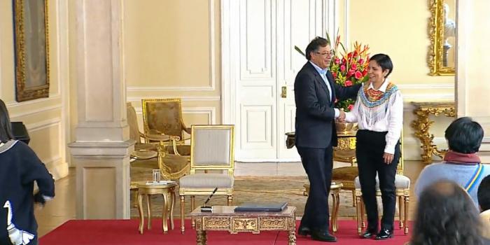 Who is Patricia Tobon Yagari, the new Unit for the Victims’ Director? Patricia Tobon Yagari, new Unit for the Victims’ Director, being appointed by Colombian President Gustavo Petro.