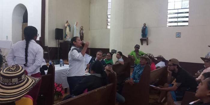 jornada de evaluación del proceso de reparación colectiva de la comunidad del corregimiento de El Aro. 