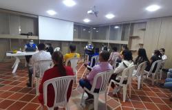 Víctimas en jornada de socialización sobre los canales de atención de la entidad en el municipio de González, Cesar