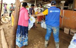 Entregó ayuda humanitaria en especie a los resguardos indígenas jiw, asentados en los municipios de Mapiripán y Puerto Concordia 