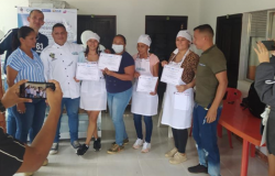 Entrega de kits de mecánica para motos, panadería y ornamentación a 32 víctimas del conflicto en el municipio de Hato Corozal.