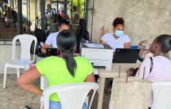 Jornada de asistencia y atención en el barrio La Cima de Buenaventura