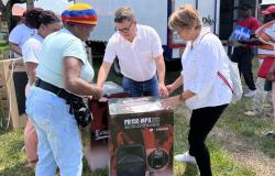 Entrega de implementos tecnológicos para el sujeto de reparación colectiva Lomitas de Santander de Quilichao.