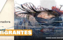 Imagen ganadora de la convocatoria Trazos Migrantes.