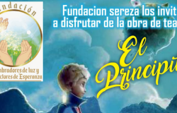 Afiche de la obra de teatro ‘El Principito’, protagonizada por niños víctimas del conflicto armado interno. 