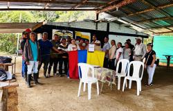 Comunidades de  Campo Alegre y Rosario en Cajibío y el corregimiento de El Palo en Caloto en jornadas de protocolización 