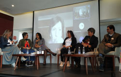 Panel apertura en el segundo día de la 5ª Muestra Internacional de Gestión Social, Emprendimiento y Economía Colaborativa