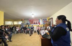 Integrantes de la Asociación de Autoridades del Consejo Territorial de Pueblos Indígenas de Inzá en jornada de atención especial