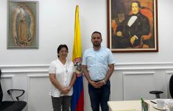 directora territorial en Norte de Santander y Arauca de la Unidad, Judith Maldonado Mojica en encuentro con personeros. 