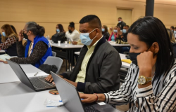 Delegados de las víctimas en plenario de la Mesa Nacional 