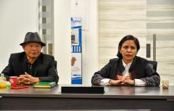 Reunión de la directora de la Unidad para las Víctimas con lideres de comunidades indígenas asentadas en Bogotá.