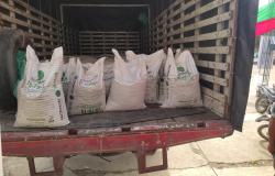 Entrega de materiales para proyectos productivos agrícolas para 77 familias de Caldono. 